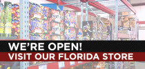 Our Florida store is now open for New Years! Visit our store