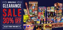 Spring Wholesale Clearance Sale Wholesale Clearance Sale at Superior Fireworks